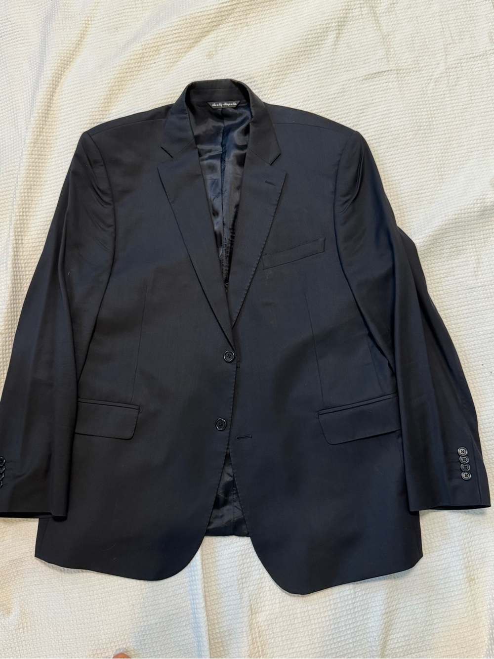 Saks fifth Avenue zegna cloth made in Italy Men's Black Two-Button Blazer -